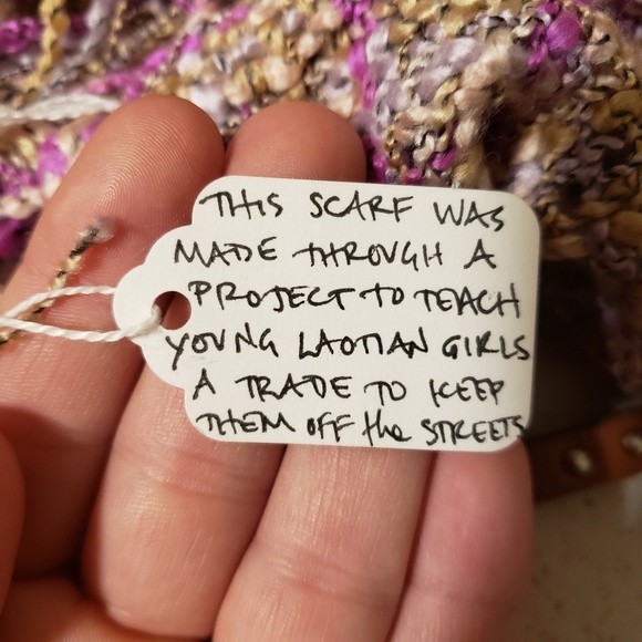 Handmade Silk Scarf - Picture 5 of 5